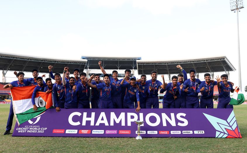 India wins their 5th U-19 World Cup