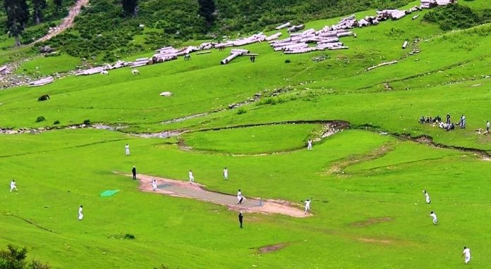 The craze for cricket in Kashmir